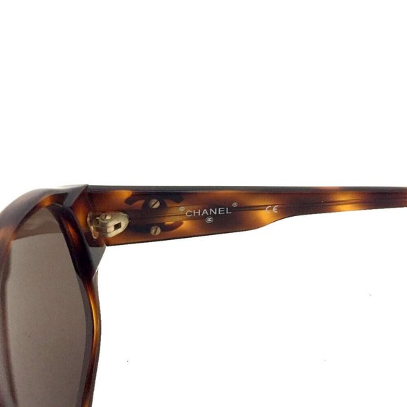 CHANEL 01452 CC Logo Tortoiseshell Pattern Sunglasses Vintage /1E6372 main image 7